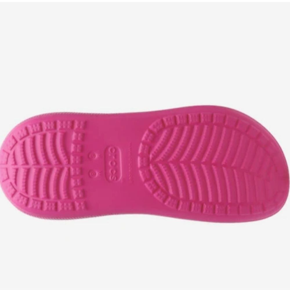 Crocs Classic Crush Clog Hot Pink NWT 10 Lightweight Comfort Shoes | Barbiecore - Picture 11 of 16